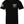 Front of Desert Skull Tee in black with small chest graphic and American flag sleeve print